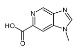 1-甲基-1H-咪唑并[4,5-c]吡啶-6-羧酸结构式