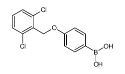 4-(26-二氯苯基甲氧基)苯硼酸结构式