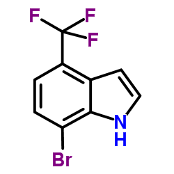 7-Bromo-4-(trifluoromethyl)-1H-indole Structure