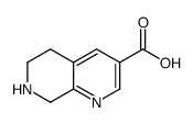 5,6,7,8-tetrahydro-1,7-naphthyridine-3-carboxylic acid Structure