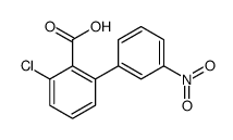2-chloro-6-(3-nitrophenyl)benzoic acid Structure