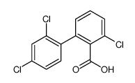 2-chloro-6-(2,4-dichlorophenyl)benzoic acid Structure