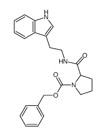 Nb-(N-Z-prolyl)tryptamine Structure