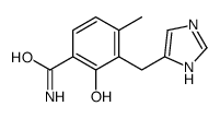 2-hydroxy-3-(1H-imidazol-5-ylmethyl)-4-methylbenzamide Structure