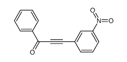 3-(3-nitrophenyl)-1-phenylprop-2-yn-1-one Structure