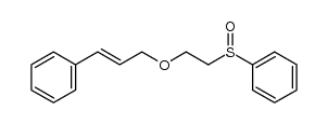 (E)-((2-(cinnamyloxy)ethyl)sulfinyl)benzene Structure