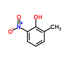 2-甲基-6-硝基苯酚结构式