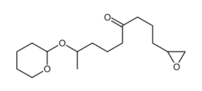 8-(oxan-2-yloxy)-1-(oxiran-2-yl)nonan-4-one结构式