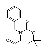 tert-butyl N-benzyl-N-(2-oxoethyl)carbamate Structure
