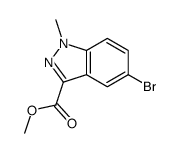 5-溴-1-甲基-1H-吲唑-3-羧酸甲酯结构式