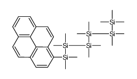 [dimethyl(pyren-1-yl)silyl]-[[[dimethyl(trimethylsilyl)silyl]-dimethylsilyl]-dimethylsilyl]-dimethylsilane结构式