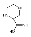 (2R)-2-哌嗪羧酰胺结构式