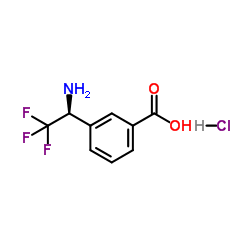 (S)-3-(1-氨基-2,2,2-三氟乙基)苯甲酸盐酸盐图片