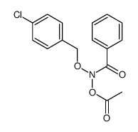 [benzoyl-[(4-chlorophenyl)methoxy]amino] acetate结构式