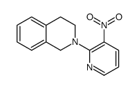 2-(3-nitropyridin-2-yl)-3,4-dihydro-1H-isoquinoline结构式