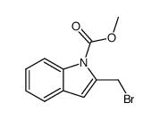 methyl 2-bromomethyl-indole-1-carboxylate Structure