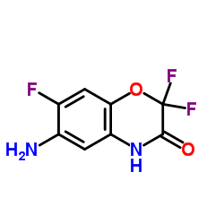 6-Amino-2,2,7-trifluoro-2H-1,4-benzoxazin-3(4H)-one Structure