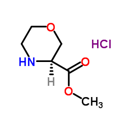 (S)-吗啉-3-甲酸甲酯盐酸盐结构式