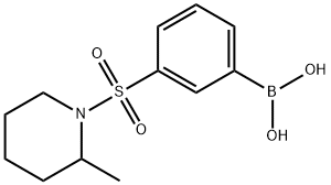 (3-((2-甲基哌啶-1-基)磺酰基)苯基)硼酸图片