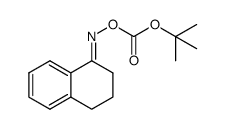 3,4-dihydronaphthalen-1(2H)-one O-(tert-butoxycarbonyl) oxime结构式
