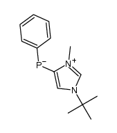 1-tert-butyl-3-methylimidazolium-4-phenylphosphanide Structure