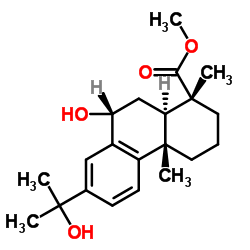 Methyl 7,15-dihydroxydehydroabietate structure