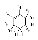 1,2,3,3,4,4,5,5,6,6-decadeuteriocyclohexene Structure