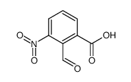Benzoic acid, 2-formyl-3-nitro- (9CI)结构式