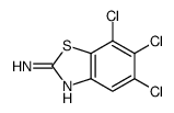 5,6,7-Trichlorobenzo[d]thiazol-2-amine Structure