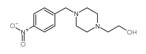 2-[4-(4-硝基苄基)哌嗪]-1-乙醇结构式