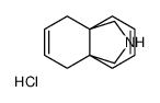 4a,8a-(Methaniminomethano)naphthalene,1,4,5,8-tetrahydro-,hydrochloride Structure