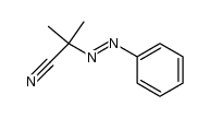 phenylazo-i-butyric acid nitrile Structure