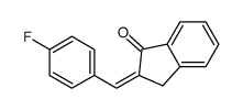 2-[(4-fluorophenyl)methylidene]-3H-inden-1-one Structure