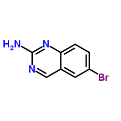 6-溴-2-喹唑啉胺结构式