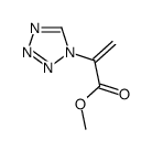 2-(1H-四唑-1-基)丙烯酸甲酯结构式