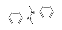 As,As'-dimethyl-As,As'-diphenyl-diarsane Structure