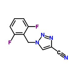 4-氰基-1-(2,6-二氟苄基)-1H-1,2,3-三氮唑图片