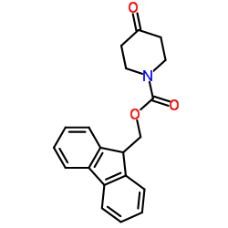 Fmoc-4-哌啶酮结构式