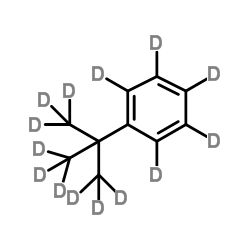 叔丁基苯-D14结构式