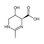 4-Pyrimidinecarboxylicacid,1,4,5,6-tetrahydro-5-hydroxy-2-methyl-,(4S)-(9CI) Structure