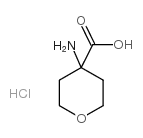 4-氨基四氢-2H-吡喃-4-羧酸盐酸盐结构式
