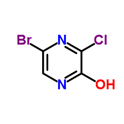 5-bromo-3-chloropyrazin-2-ol structure