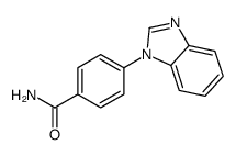 4-苯并咪唑-1-苯甲酰胺结构式