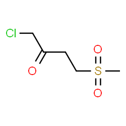 1-Chloro-4-(methylsulfonyl)butan-2-one Structure