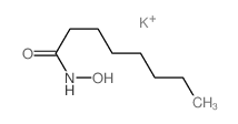 Octanamide, N-hydroxy-,potassium salt (1:1) Structure