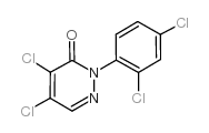 4,5-二氯-2-(2,4-二氯苯基)-2,3-二氢哒嗪-3-酮结构式