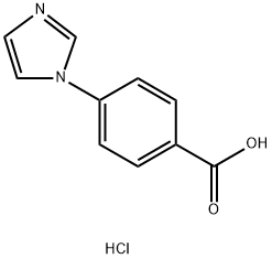 4-(1H-咪唑-1-基)苯甲酸盐酸盐结构式
