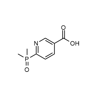 6-(二甲基磷酰基)烟酸结构式