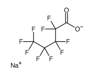 sodium,2,2,3,3,4,4,5,5,5-nonafluoropentanoate Structure