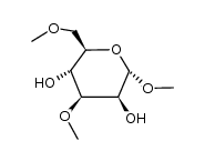 methyl 3,6-di-O-methyl-α-D-mannopyranoside Structure